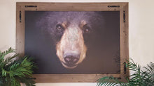 Load image into Gallery viewer, Extra Large 70” x 50.5” x.75” Northern Themed Framed Bear Canvas Picture.........(in stock!)