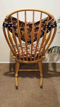 Load image into Gallery viewer, Vintage Solid Pine Accent Rocking Chair with Patriotic American Flag Print Decor.........(in stock!)